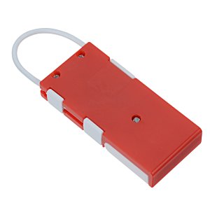 Additional Image 5 - a red and white rectangular object with a white cord