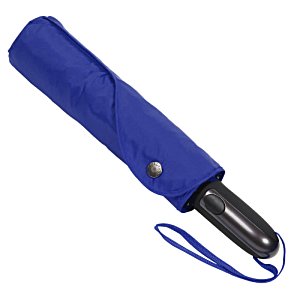 Additional Image 2 - a blue umbrella with a blue handle
