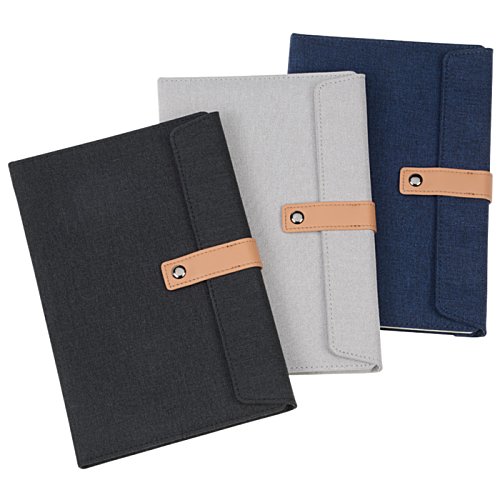 Additional Image 1 - a group of folders with leather straps