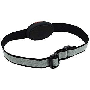 Additional Image 2 - a black headband with a black tag