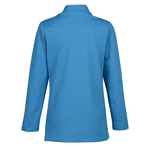 Additional Image 1 - a blue long sleeved shirt