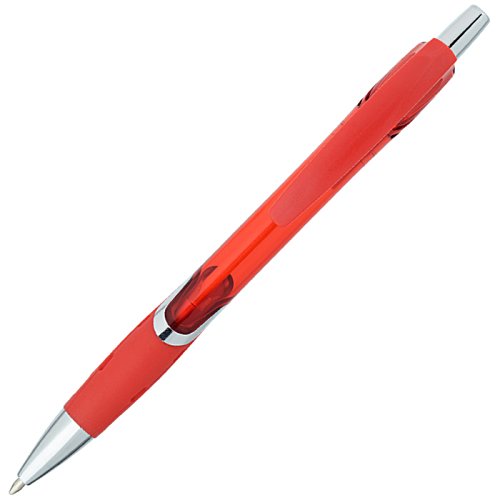 Additional Image 2 - a red pen with a silver cap