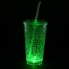 View Image 3 of 8 of Cracked Ice Light-Up Tumbler with Straw - 16 oz.