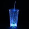 View Image 8 of 8 of Cracked Ice Light-Up Tumbler with Straw - 16 oz. - 24 hr