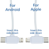 View Image 5 of 5 of Take Along Duo Charging Cable and Ear Buds