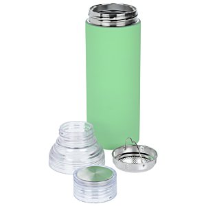 Additional Image 2 - a green and silver thermos