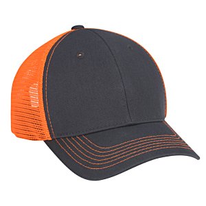 Additional Image 2 - a black and orange hat