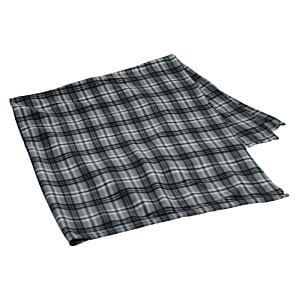 Additional Image 1 - a black and white checkered napkin