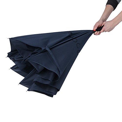 Additional Image 2 - a hand holding a black umbrella