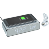 View Image 3 of 6 of Keen Wireless Charging Desk Clock - 24 hr