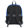 a black and blue backpack