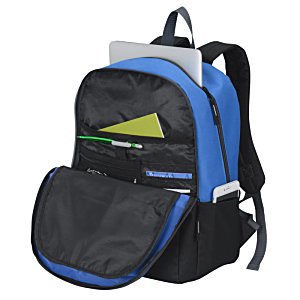 Additional Image 2 - a blue and black backpack