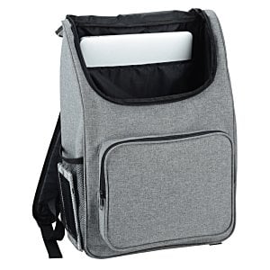 Additional Image 3 - a grey bag with a black strap