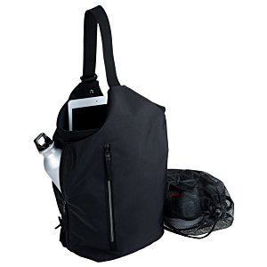 Additional Image 1 - a black bag with a black strap
