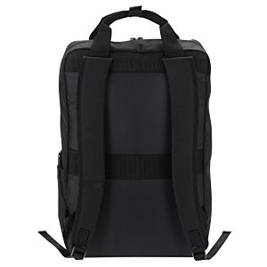 Additional Image 1 - a black backpack with straps