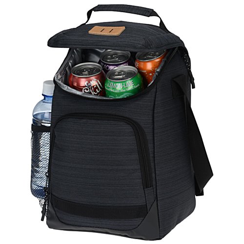 Additional Image 3 - a black cooler bag with drinks in it
