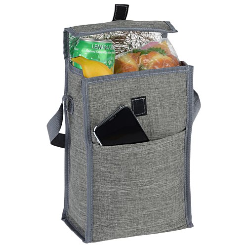 Additional Image 1 - a grey bag with food in it