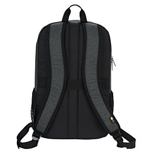 Additional Image 3 - a black backpack with a grey stripe