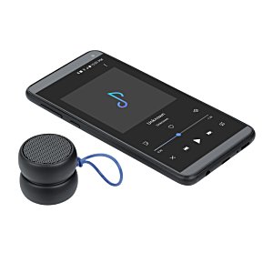 Additional Image 5 - a black electronic device with a blue strap