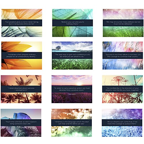 Additional Image 3 - a group of rectangular cards