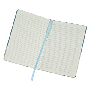 Additional Image 2 - a white notebook with a blue band