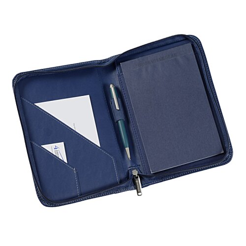 Additional Image 1 - a blue notebook with a pen