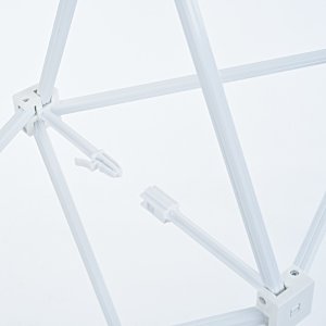 Additional Image 1 - a white metal structure with a cross