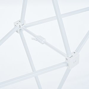 Additional Image 2 - a white metal structure with a cross