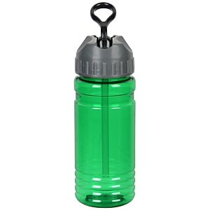 Additional Image 1 - a green water bottle with a black handle