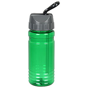 Additional Image 3 - a green water bottle with a straw