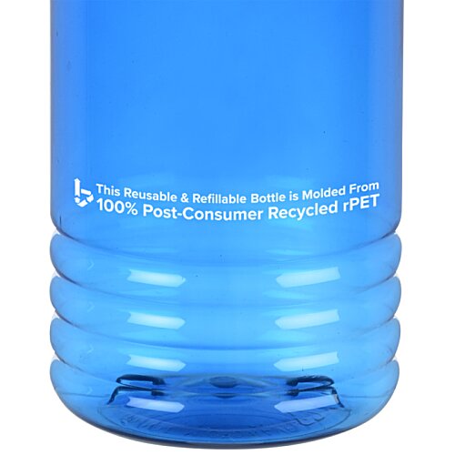 Additional Image 6 - a blue plastic bottle with a white label