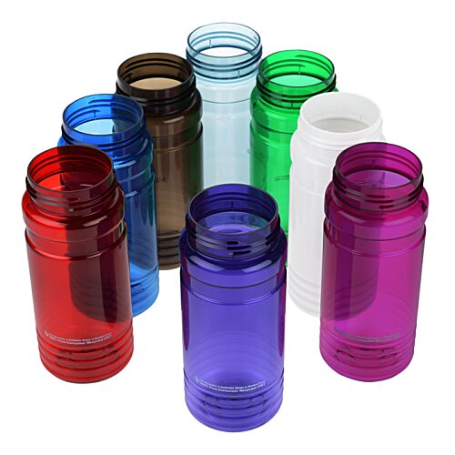 Additional Image 1 - a group of colorful glass containers