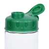 View Image 2 of 3 of Clear Impact Twist Water Bottle with Flip Lid - 24 oz.