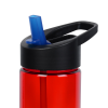 View Image 2 of 4 of Twist Water Bottle with Two-Tone Flip Straw Lid - 24 oz.