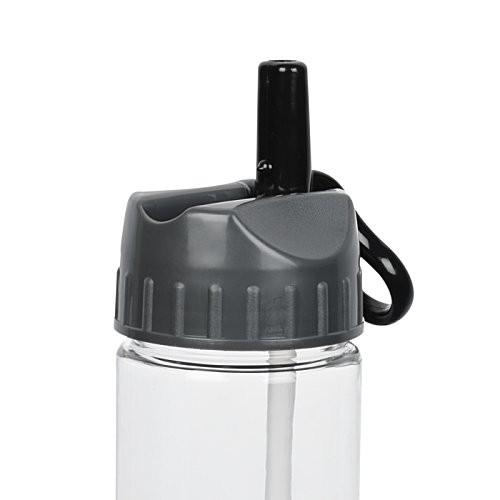 Additional Image 1 - a white bottle with a black cap with Willis Tower in the background