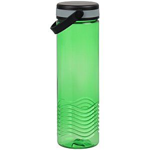 Additional Image 2 - a green water bottle with a black lid