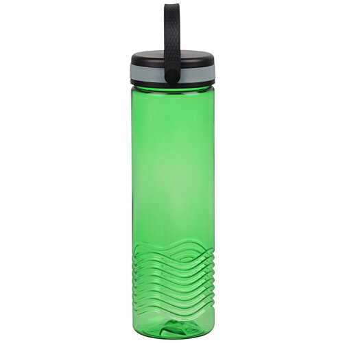 Additional Image 3 - a green drink bottle with a black lid