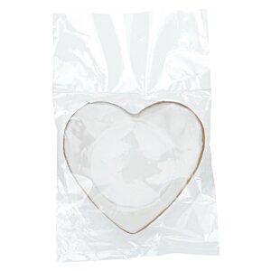 Additional Image 2 - a heart shaped cookie in a plastic bag