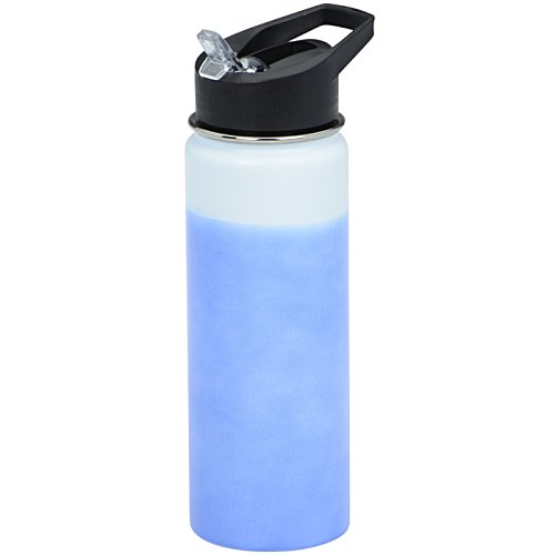 Additional Image 1 - a blue and white water bottle