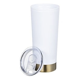 Additional Image 2 - a white and gold cup