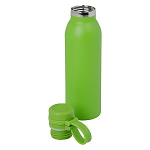 Additional Image 2 - a green water bottle with a green cap