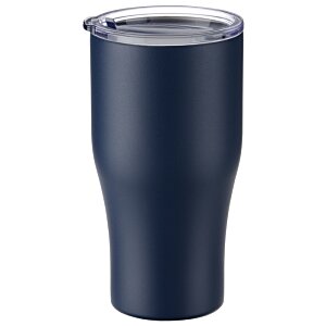 Additional Image 2 - a black tumbler with a lid
