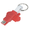 Additional Thumbnail Image 2 - a red and white key chain