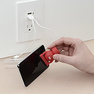 Additional Image 4 - a hand holding a red and black device
