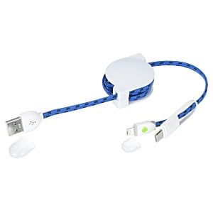 Additional Image 3 - a blue and white cable