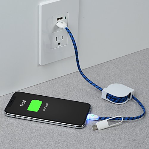 Additional Image 2 - a cell phone charging in a wall outlet