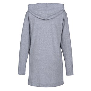 Additional Image 1 - a grey hooded jacket with a hood
