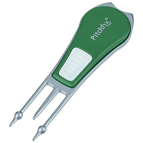 Additional Image 1 - a green and white golf divot tool