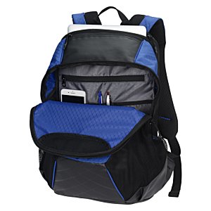 Additional Image 2 - a blue and black backpack