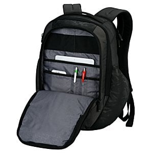 Additional Image 1 - a black backpack with a pocket